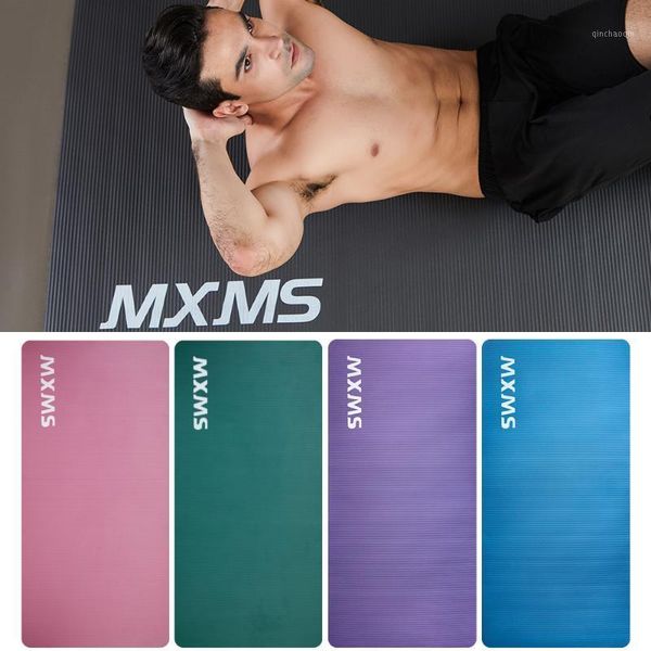 

yoga mats mat xl 185 x 90 1.5 cm large extra thick and wide comfortable nbr gym exercise for men women pilate cardio crossfit f1