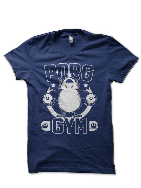 

porg gym t shirt sport hooded sweatshirt hoodie