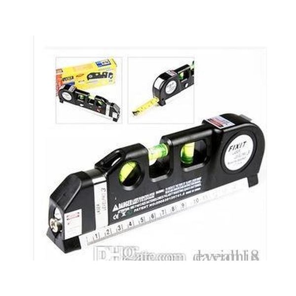 

genuine laser level wire infrared cross line laser rulerl tape measure 2.5 meter aluminum seat cross line device gmbvv