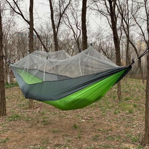 

parachute swing sleeping camping hunting bed net hammock 1 2 strength high mosquito outdoor person hanging with portable fabric yxlrok