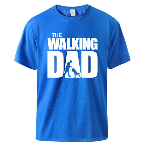

sport the walking dad man summer tshirts 100% cotton tee streetwear 2020 new arrival sell short sleeve t shirts male workout top