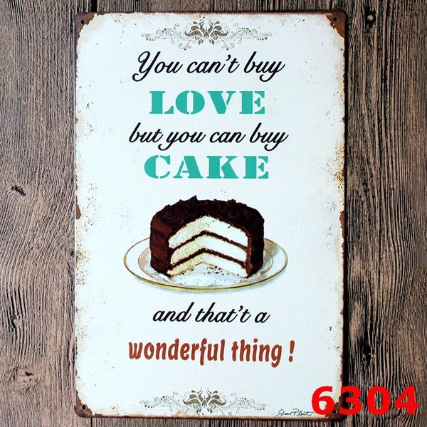 

a-metal tin cake hamburger metal poster vintage craft iron painting home restaurant decoration pub signs wall decor art sticker dhe1039