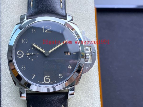 

vs super quality watch 44mm p359 p0359 p00359 cal.p.9000 sapphire stainless steel mechanical automatic men's watches wristwatches, Slivery;brown