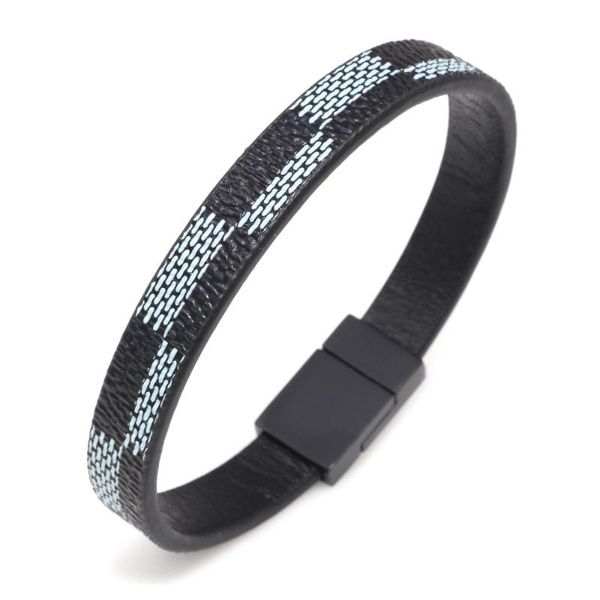 

charm bracelets fashion men's bracelet pu boutique cross-border market selling creative wholesale, Golden;silver