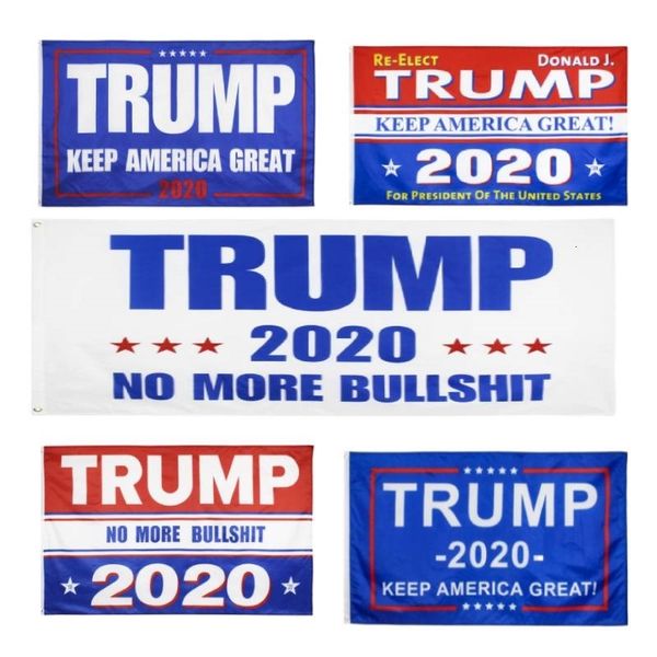 

new 90 * 150см donald флаг козырем для 2020 amercia выборы баннерной фл