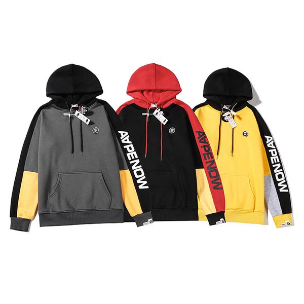 

fashion virgil hoodies men womens zo 66661 aape 2020ss hip hop cotton cenacolo clothing t-shirt tg 1626 hooded fans warm winter tees, Black