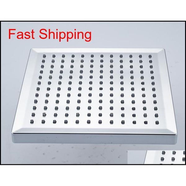 

selling 8 inches abs plastic material rainfall shower head with led lig jllllu yeah2010