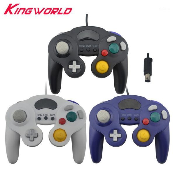 

50pcs High quality Wired Gamepad Controller Joystick With Three Button for G-ameC-ube for N-G-C1
