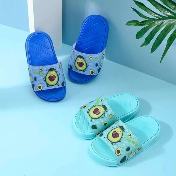 

slip bottom children's soft summer non pvc bathroom slippers, Black;red