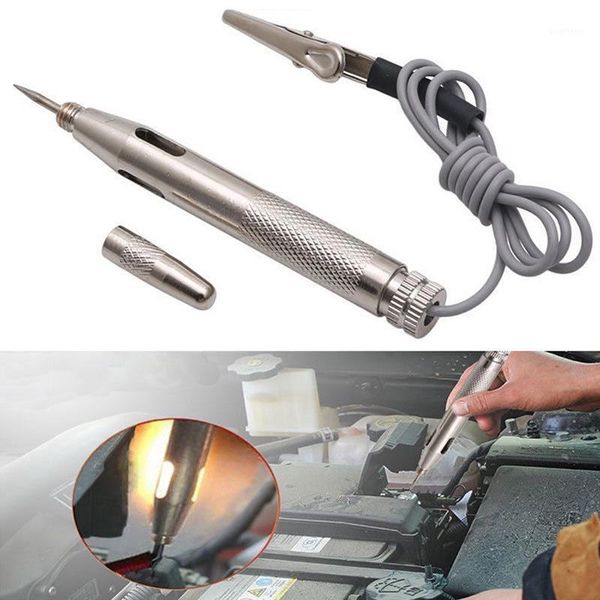 

car circuit tester probe light systemtest probe lamp auto light lamp voltage test pen detector copper1