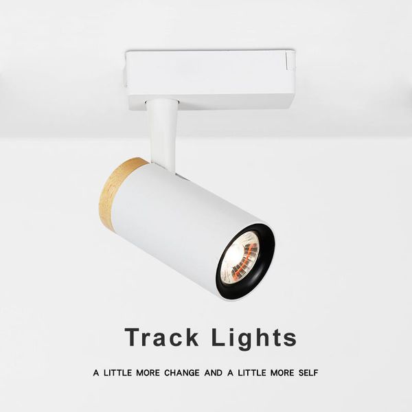 

5w 10w focus lamp retail spot lighting fixtures surface mounted spotlights linear magnetic rail cob led track light