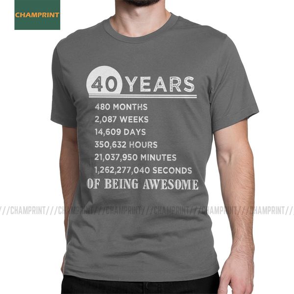 

40 years old of being awesome 1980 for cool crewneck 40th birthday gifts tees short sleeve sport hooded sweatshirt hoodie men t shirt