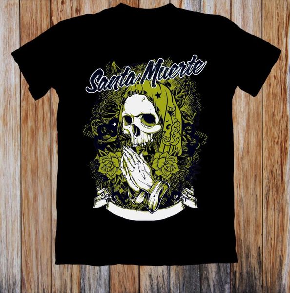 

santa muerte holy death cool casual 100% cotton streetwear pride men hoodie designers t shirts sweatshirt