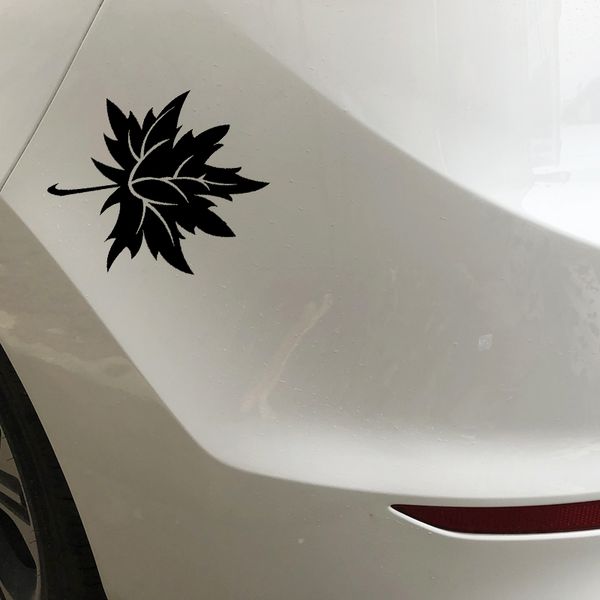 

car stickers fashionable personalized maple leaf car decals are suitable for various models color can be customized, 14cm*14cm