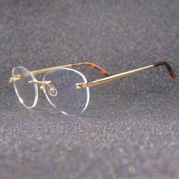 

2022 factory wholesale new panther optical metal man for women s men glasses frames lens liquid female, White;black