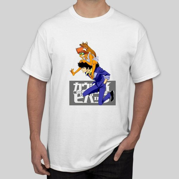 

new cowboy bebop spike spiegel anime men's white brand tshirt homme tees print harajuku brand sport hooded sweatshirt hoodie men t shir