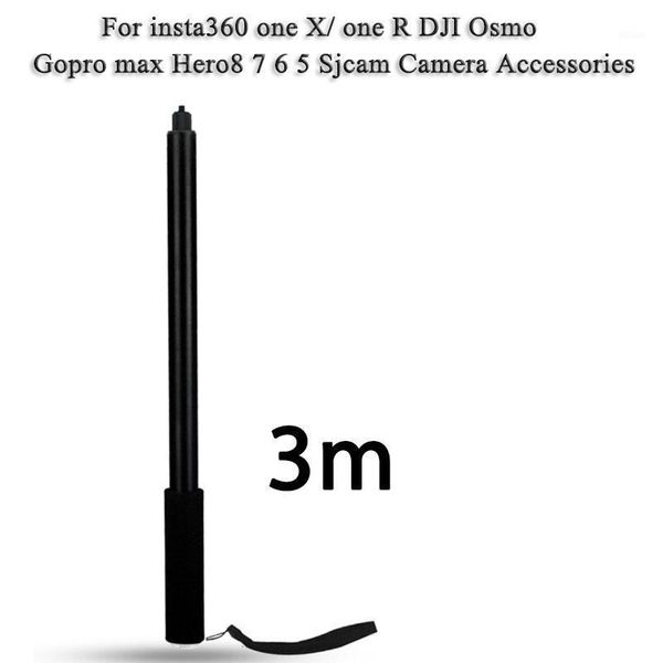 

selfie monopods 3m aluminum alloy monopod stick for insta360 one x/dji osmo action/pocket/ hero 7 6 5 sjcam camera accessories1