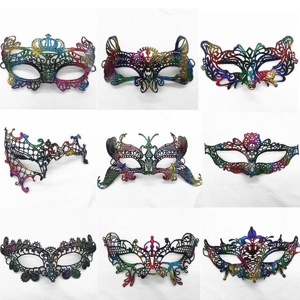 

halloween lace venetian colorful lace eyemask party woman masks mask masquerade upper half face ihhlo