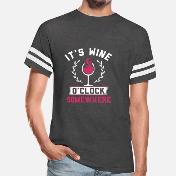 

it's wine o clock somewhere - wine designers graphic t shirt breathable summer tracksuit hoodie sweatshirt