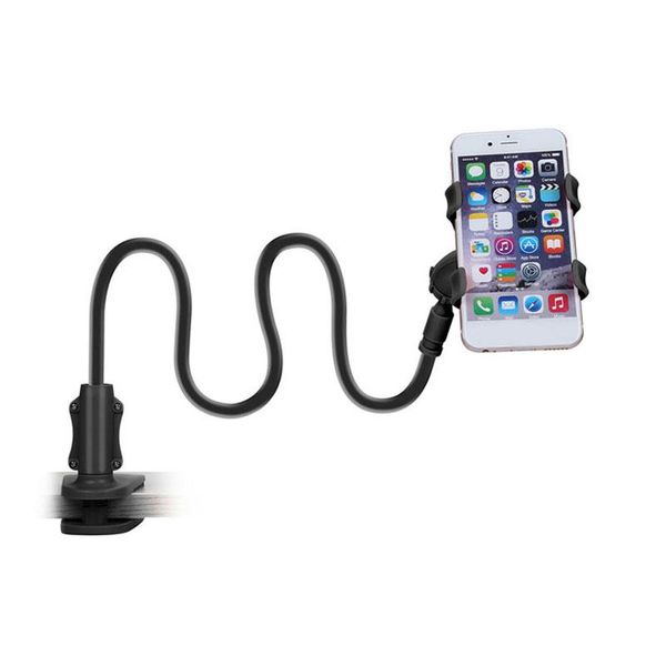 

portable cell phone clip holder gooseneck clamp lazy mount flexible bracket mobile phone bracket stand wmtnkg loveshop01