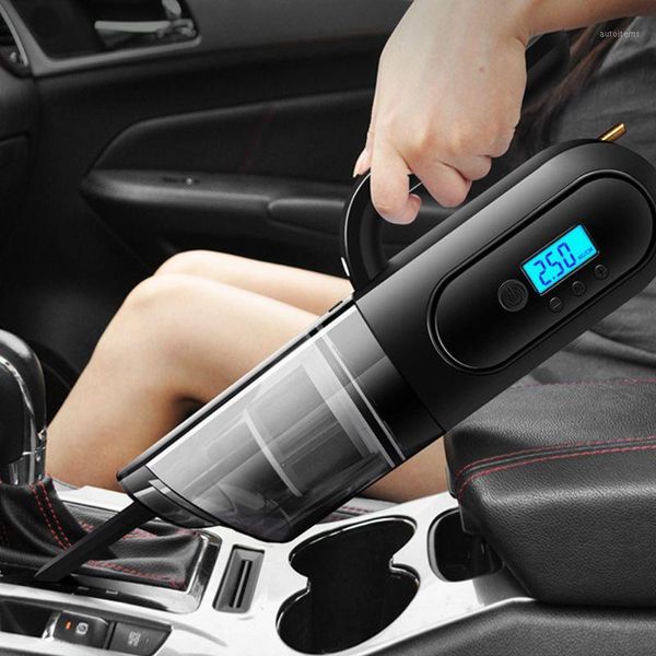 

multifunctional vehicle-mounted vacuum cleaner with air pump tire pressure monitoring lighting portable convenient car vacuum1