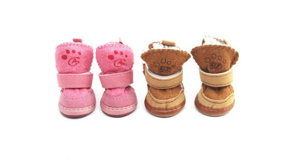 

warm winter pet dog boots puppy shoes protective anti-slip apparel for small dog