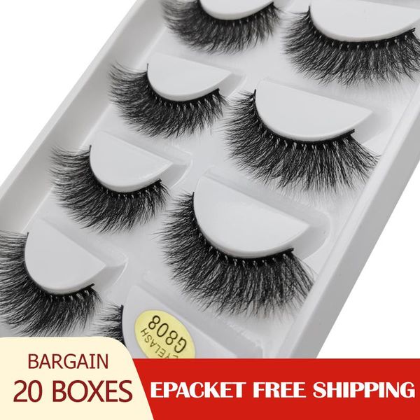 

shidishangpin 100pairs норка ресницы natural handmade 3d норка ресницы пушистые dramatic ложные глаз lash для макияжа минк cilio g808 yxlofr