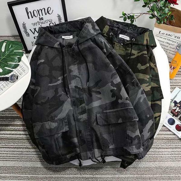 

winter wind jacket men hiking camouflage jacket men streetwear warm casual 2020 jaqueta masculina overcoat jj60jk1, Black;brown