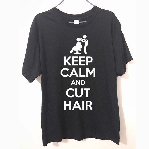 

keep calm and cut hair barber hairdresser funny men brand clothes casual men's hoodie designers t shirts sweatshirt