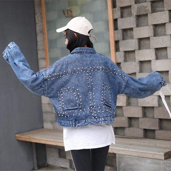 

wholesale 2020 new autumn winter selling women's fashion casual denim jacket fp59061, Black;brown