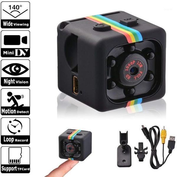 

mini camera sq11 hd 1080p sensor night vision camcorder motion dvr micro camera sport dv video small cam sq 11 spycam1