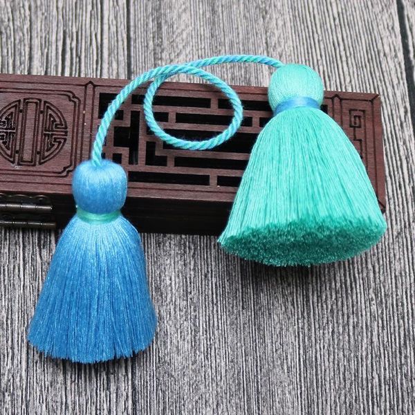 

6pcs two color tassel fringe pendant rope diy home textile curtain crafts decoration accessories hanging tassels fringe trim h sqcomr