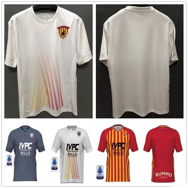 

20 21 benevento soccer jersey 9 lapadula 17 caprari 44 i.falque viola ionita glik custom 2020 home away benevento calcio football shirt, Black;yellow
