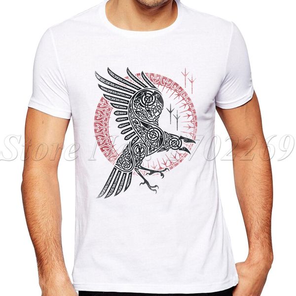 

ragnar's raven design short sleeve fashion vintage eagle printed summer cool tees sport hooded sweatshirt hoodie t shirt