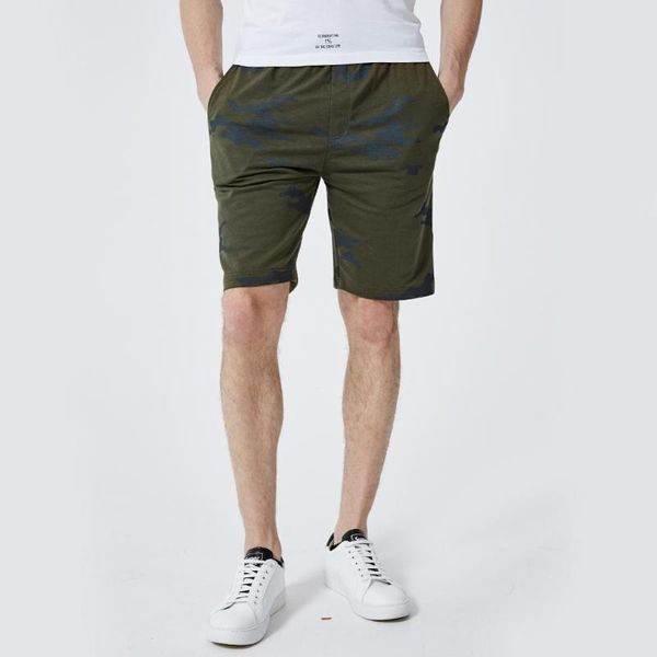 

2020 new men camouflage shorts casual male cargo shorts knee length mens summer short pants homme, White;black
