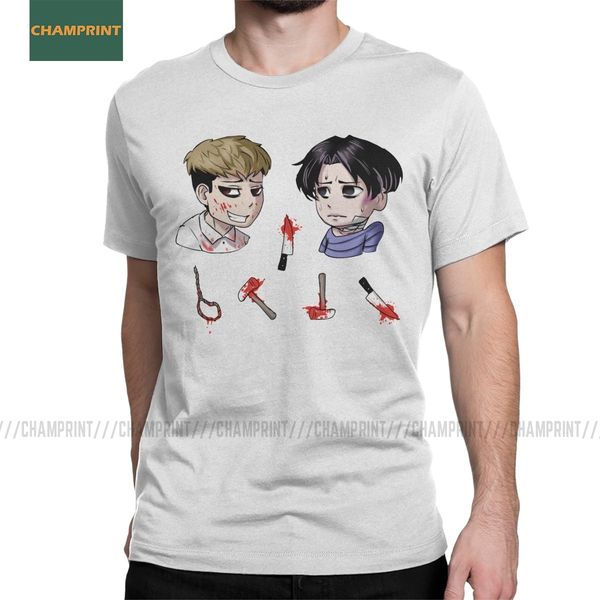 

killing stalking men's ks yoonbum sangwoo korea kogi yaoi shonen ga tees short sleeve pure big size hooded sweatshirt hoodie men t shir