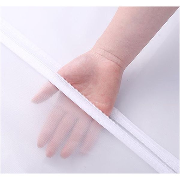 

clothes dustproof cover garment organizer suit dress jacket clothes protector pouch clear waterproof zipper tra jllaqw lajiaoyard