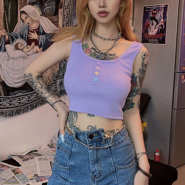 

jut8e new products fall 2019 new women's female female women's vest wear solid color u-neck open navel bottom vest for women, Black;white