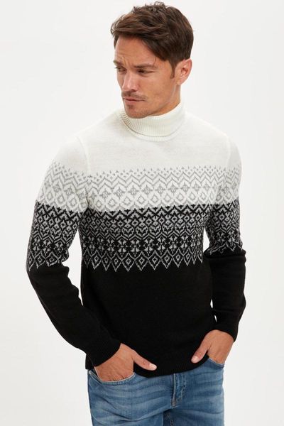 

defacto man pullover-s0322az20wn1, White;black