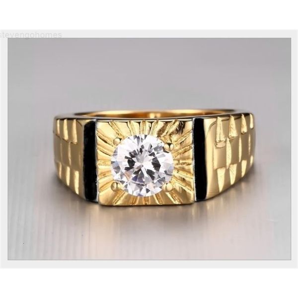 

zircon men's wholesale fashion rings with, Silver