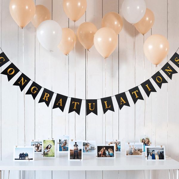 

2020 graduation party decorations banner doctor hat star flag garland congratulate graduate celebrate party supplies new qyljww bdesybag