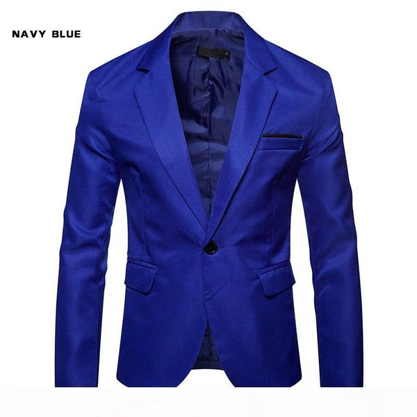 

new fashion british style slim fit single button suits blazer casual jacket men's clothing ing, White;black