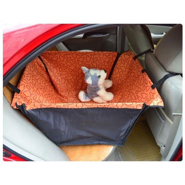 

portable dog carrier bag waterproof rear back cat car seat cover mats hammock cushion for pet safety travel in the car