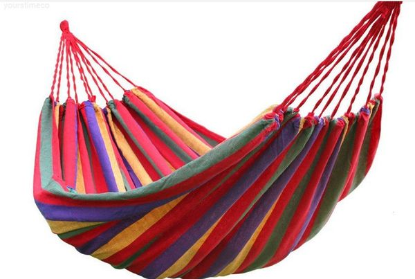 

double person rainbow 2 outdoor canvas leisure hammocks ultralight camping hammock with backpack hammocksju0188