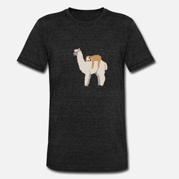 

sloth riding llama adorable fluffy lama sleepy slo t shirt fun hiphop o-neck tracksuit hoodie sweatshirt