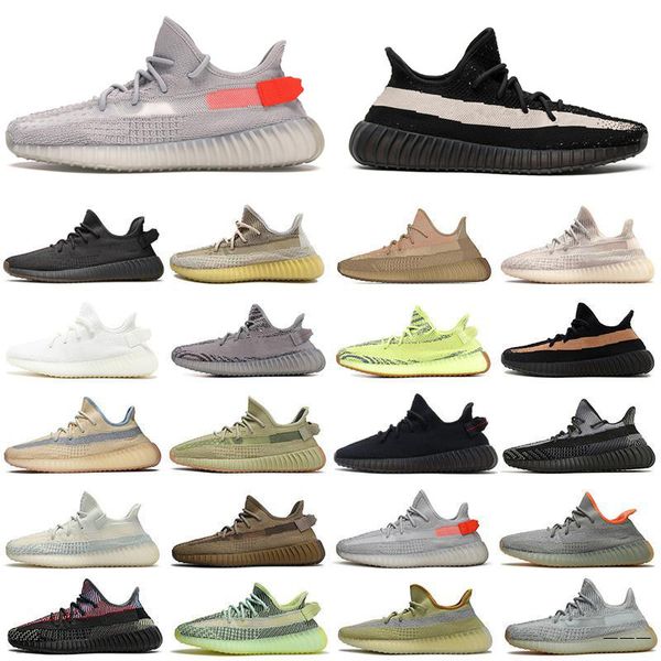 

2019 new v2 static semi frozen yellow cream white butter beluga 2.0 kanye west sports sneakers mens casual shoes fg6p, Black