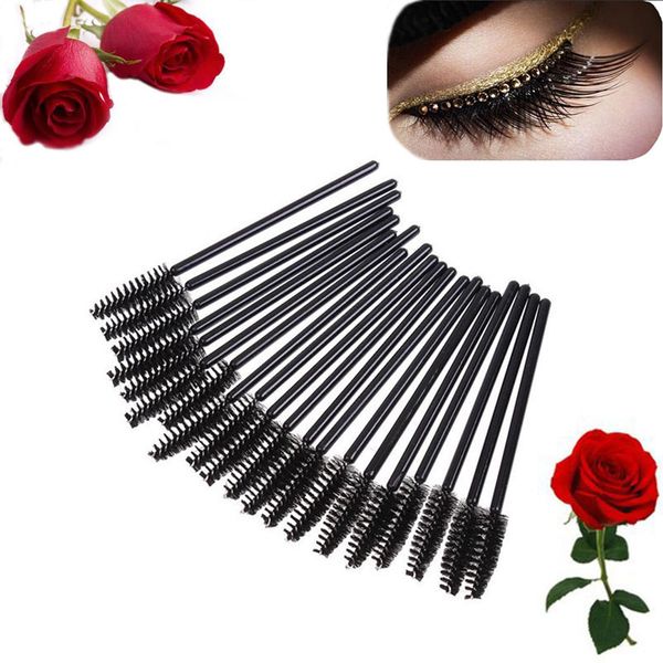 

50pcs eyelashes makeup brushes disposable mascara wands applicator eye lashes extention tools