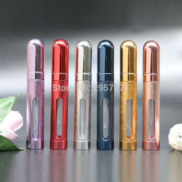 12ml frascos de perfume vazio atomizador spray de vidro reutilizáveis ​​frasco do perfume Caixa Mini portátil de viagem Tamanho 12pcs / lot