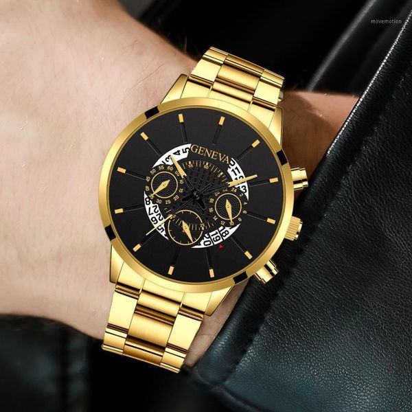 

fashion men watch golden mens watches waterproof full steel quartz dragon clock male 2020 relogio masculino1, Slivery;brown