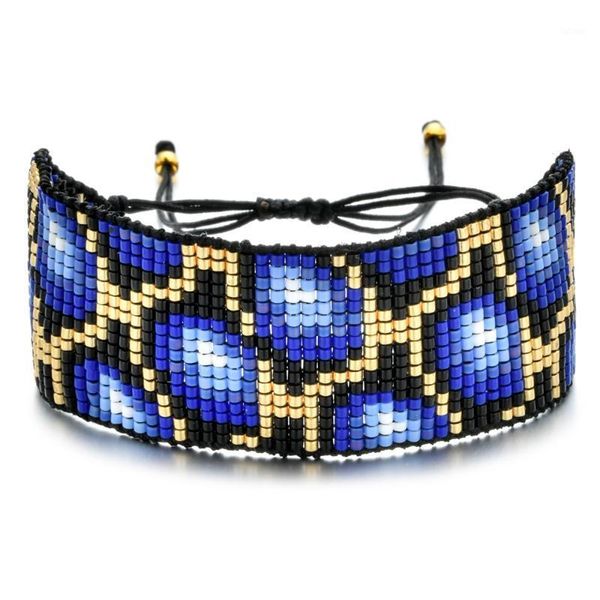 

endless story 2020 miyuki bohemian ethnic bracelet jewelry leopard wrap bracelets bileklik pulseras mujer moda handmade beads1, Golden;silver